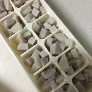 離乳食中期☆里芋の冷凍保存(*^^*)
